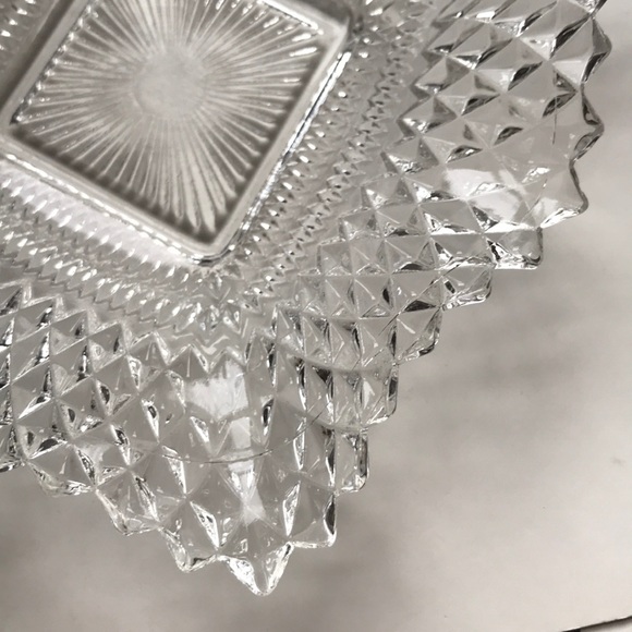 Depression Glass candy dish. - Picture 5 of 9